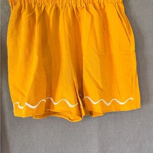 Bright yellow shorts. NWOT